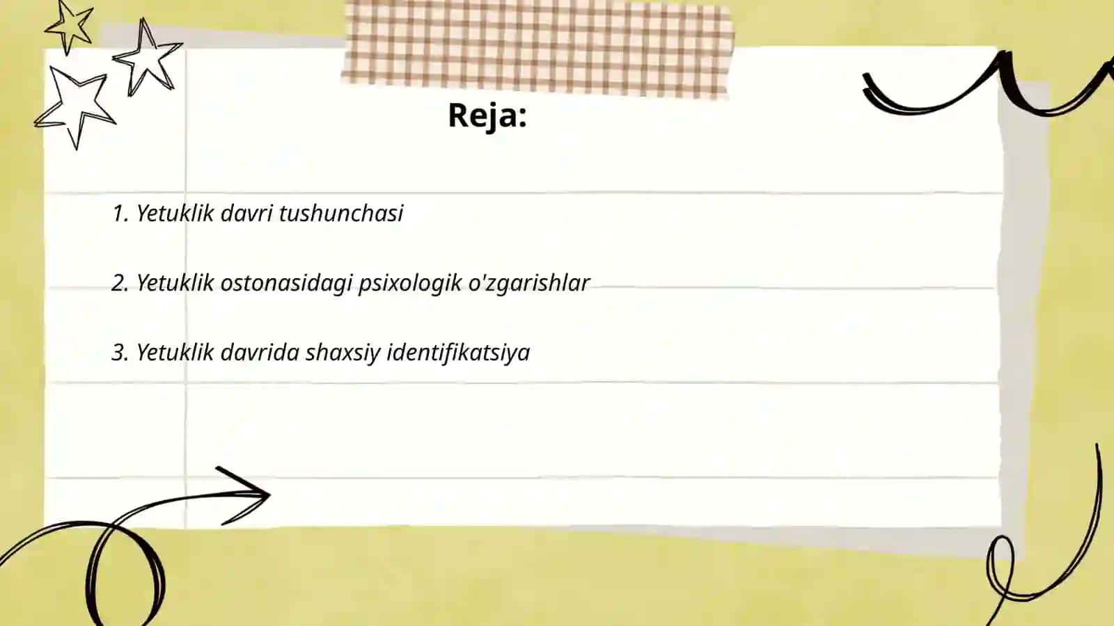 Yetuklik davri va uning ôziga xos psixologik xususiyatlari 2