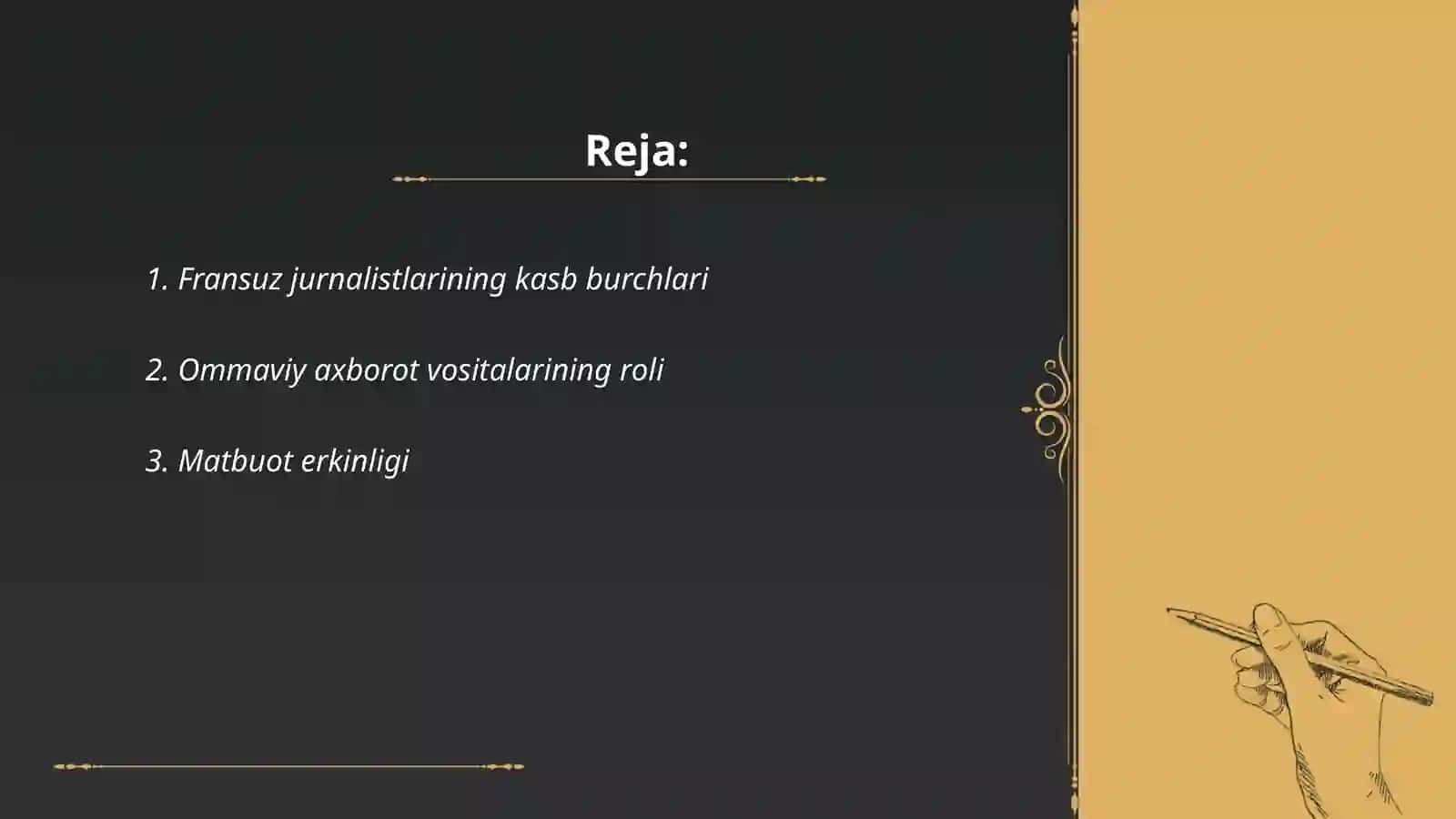 Fransuz jurnalistlarining kasb burchlari xaritasi 2