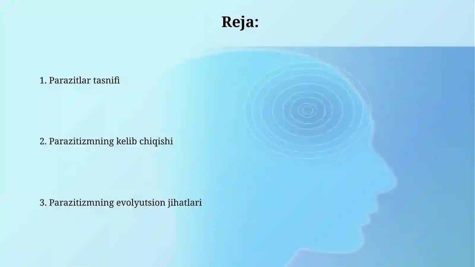 Parazitlar klassifikatsiyasi, parazitizmning kelib chiqishi 2