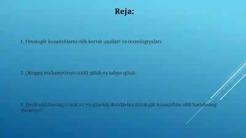 Fenologik kuzatishlar va tahkikotlar 2