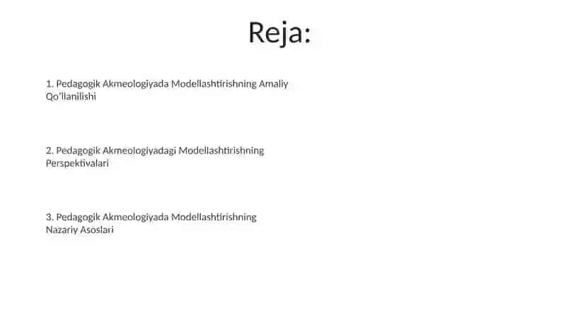 Pedagogik Akmeologiyada Modellashtirish 2