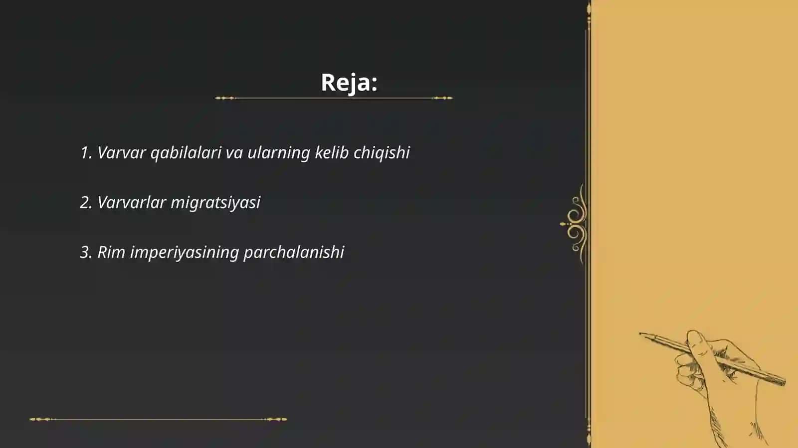 Varvar qirollikning tashkil topishi 2