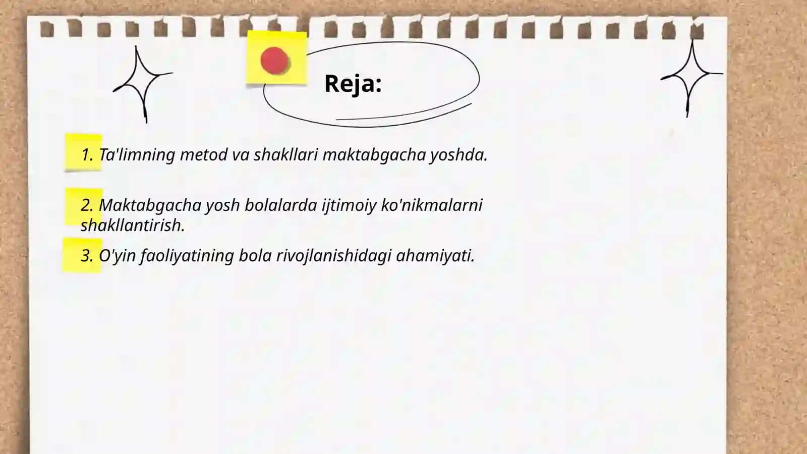 Maktabgacha yoshda bola tarbiyasining rivojlanishi 2