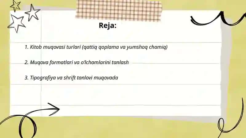 Kitobga muqova dizaynini ishlash 2