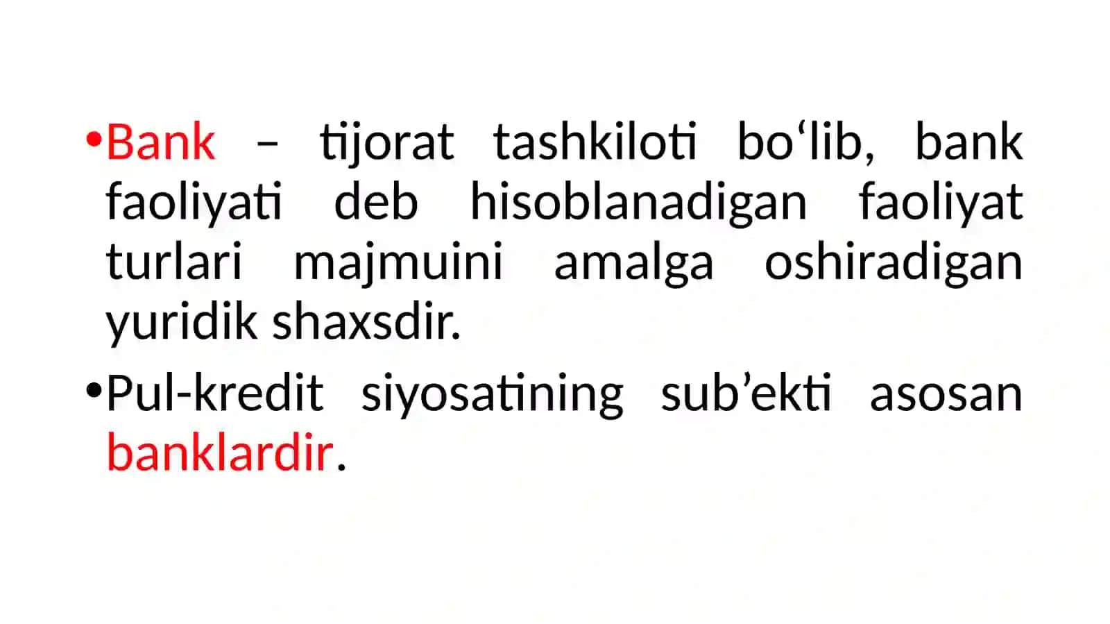 Pul-kredit siyosati 2