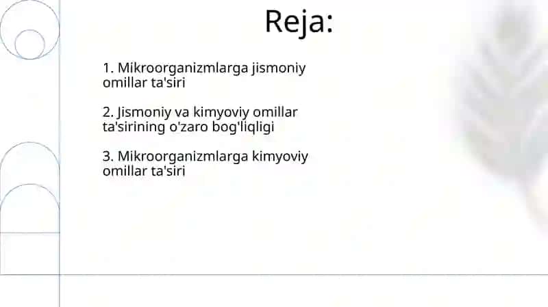 Mikroorganizmlarga fizikaviy va kimyoviy omillarning tasiri 2