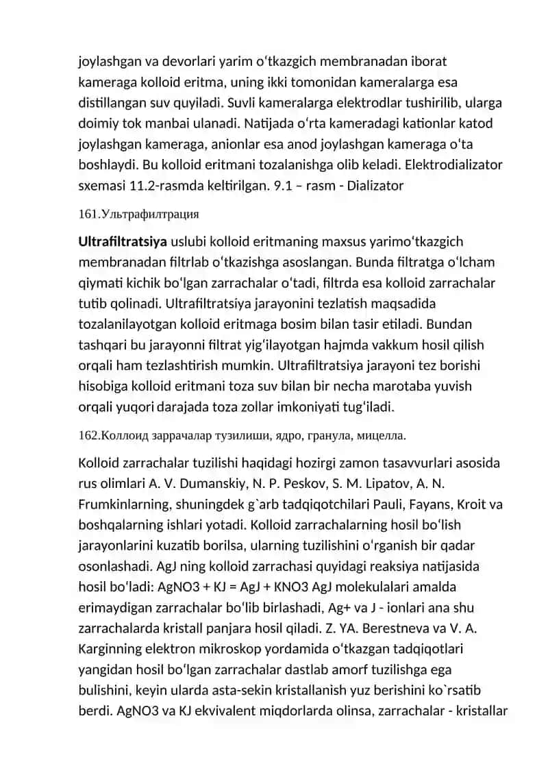 Тиббий кимё фанидан 1-оралиқ назорат саволлари 2