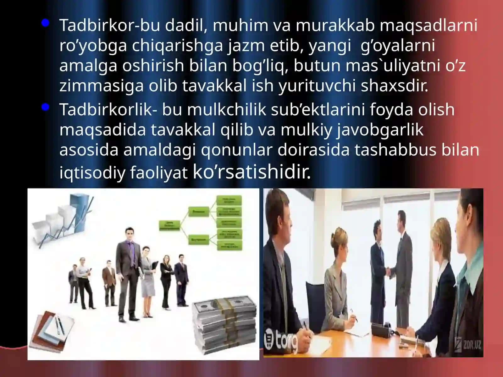 TADBIRKORLIK FAOLIYATI TUSHUNCHASI VA UNING VAZIFALARI 2