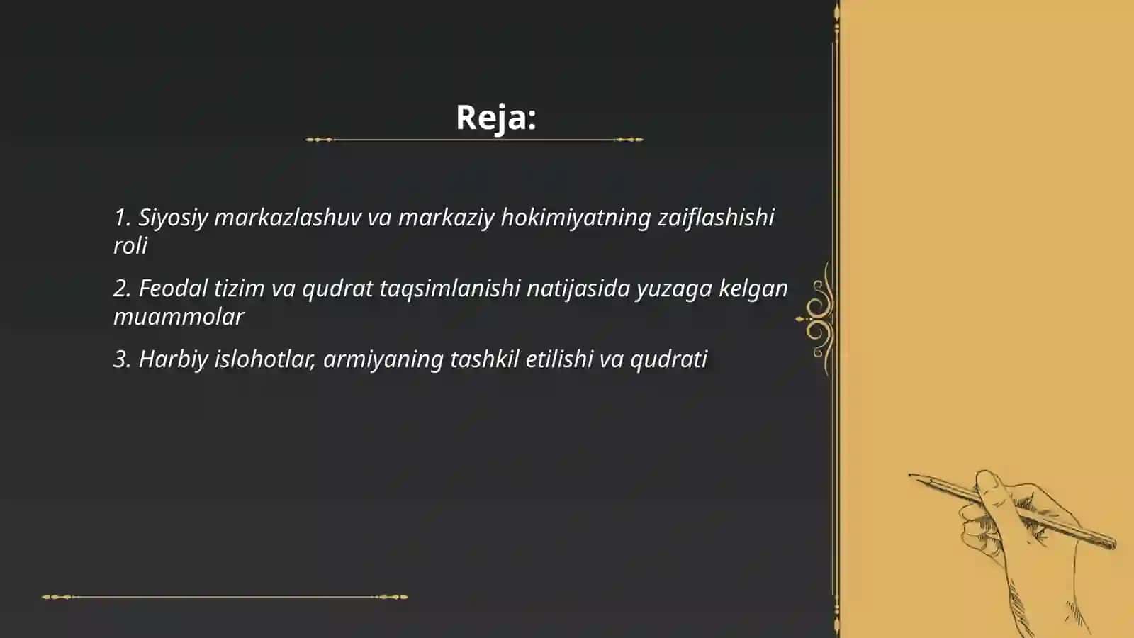 Ilk o`rta asrlarda davlatlarning taraqqiyoti va tanazzuli sabablari 2