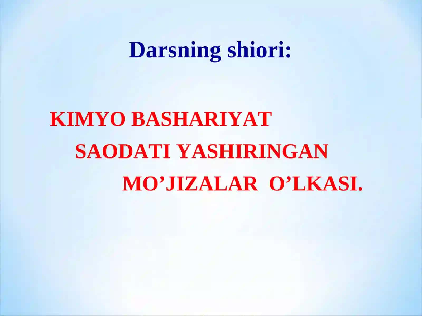 Sulfat kislota mavzusi bo'yicha dars taqdimoti 2