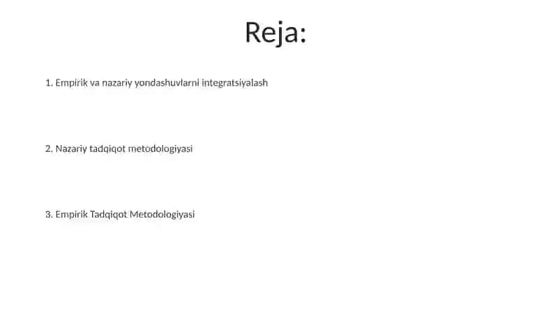 Empirik va nazariy tadqiqotlar 2