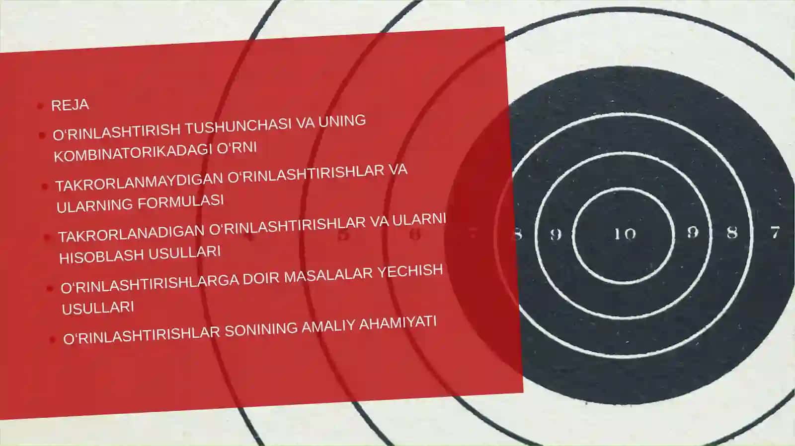 O’rinlashtirishlarsoni 2