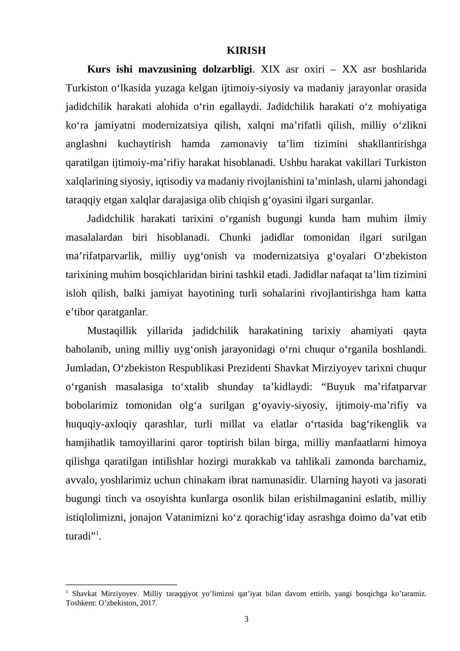 JADIDCHILIK HARAKATI TARIXINING ZAMONAVIY TARIXSHUNOSLIKDAGI TALQINI 2
