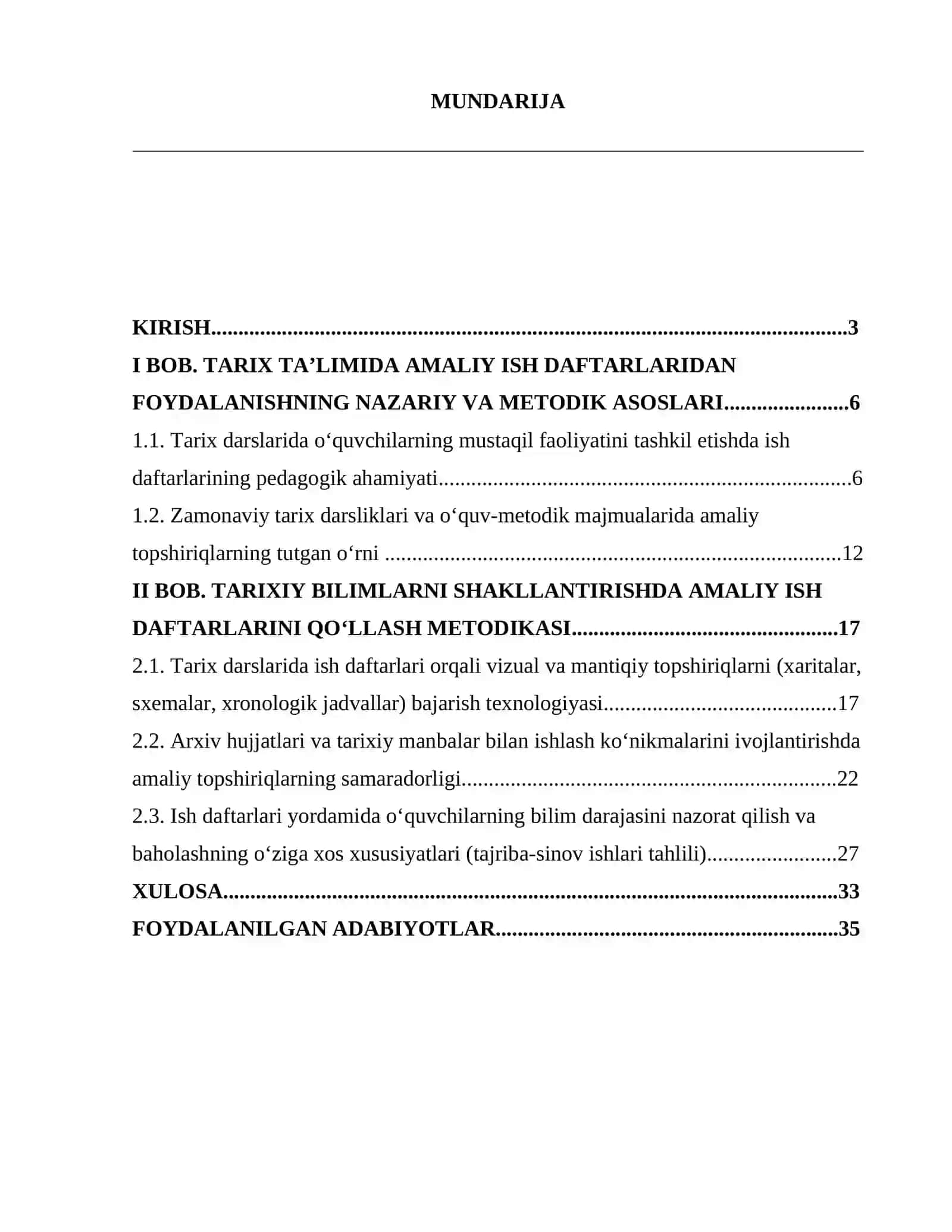 O’quvchilarni tarixiy bilimlarini shakllantirishda amaliy ish daftarlari-ta’lim samaradorligini oshirish vositasi sifatida 2
