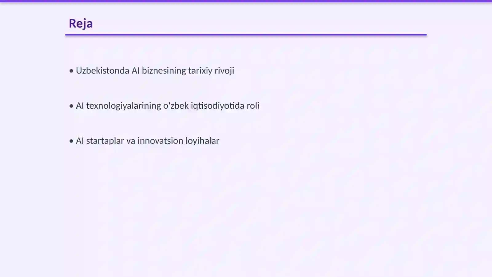 Uzbekistonda AI Biznesi 2