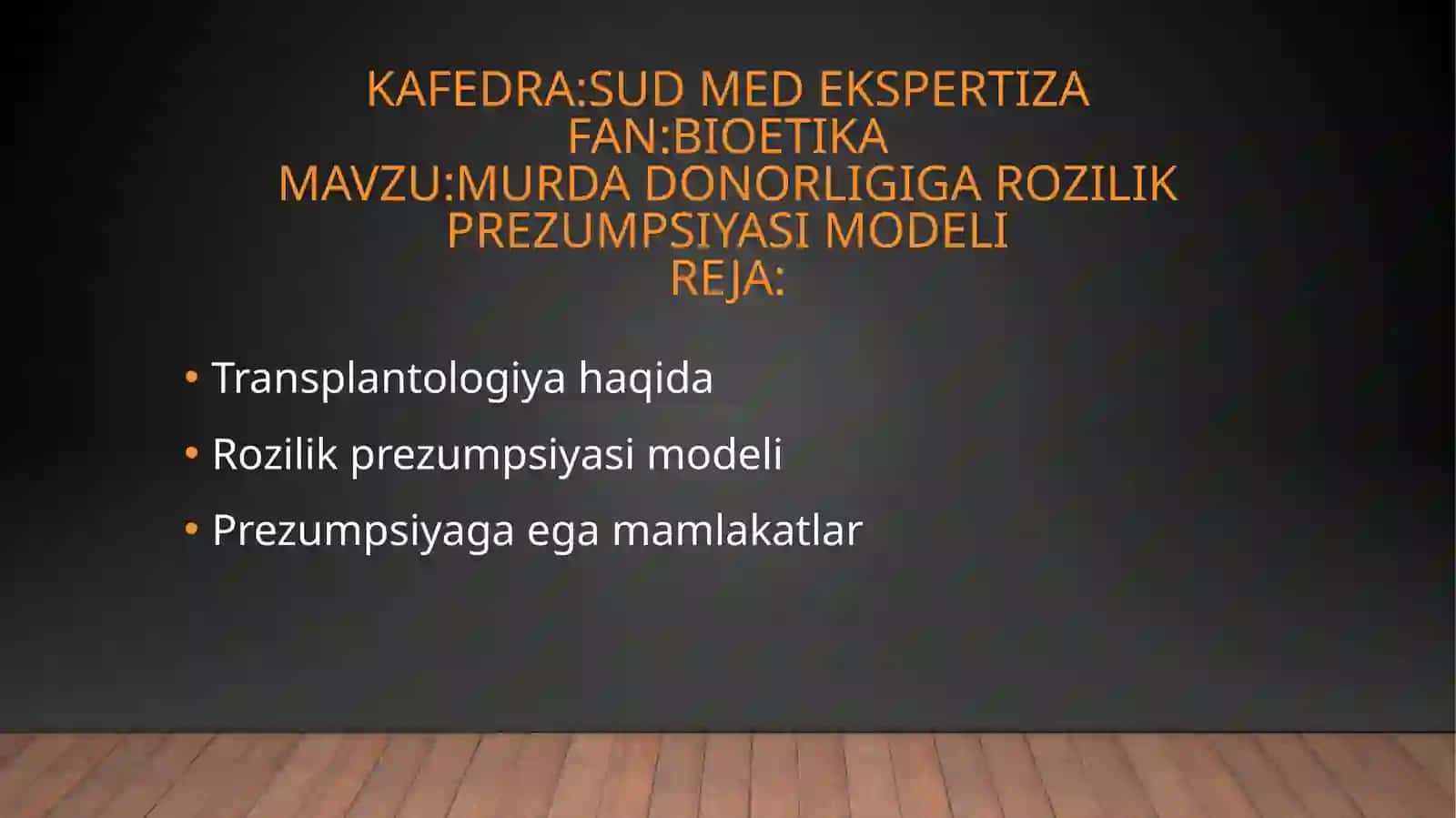 Transplantologiya haqida 2
