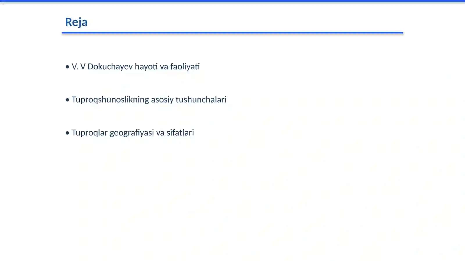 V. V Dokuchayev- tuproqshunoslik va tuproqlar geografiyasining asoschisi 2