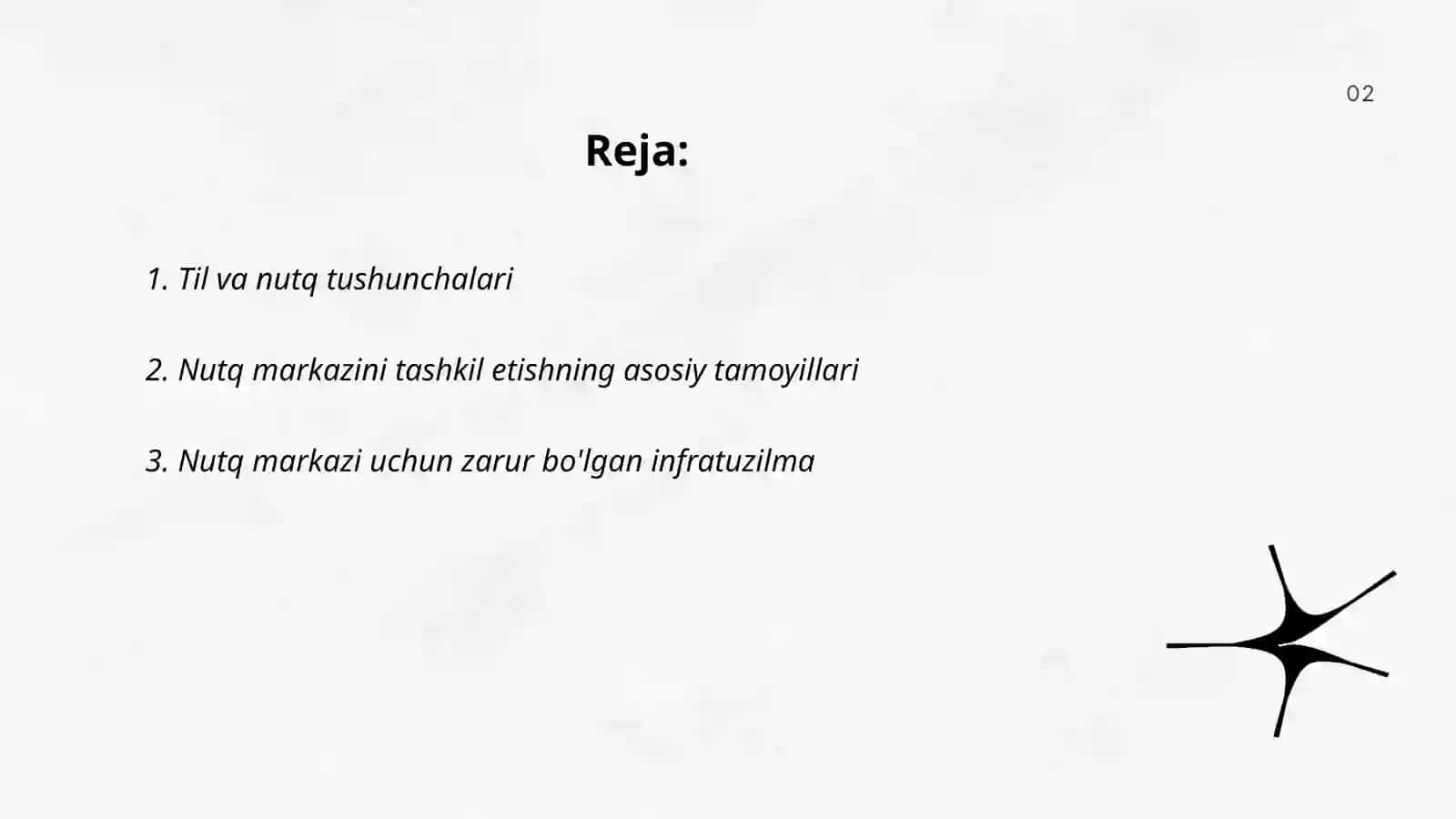 Til va nutq markazi va unda faoliyatlarni tashkil etish 2