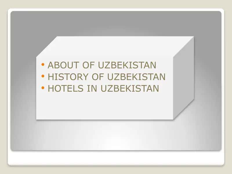 General Information of Uzbekistan 2