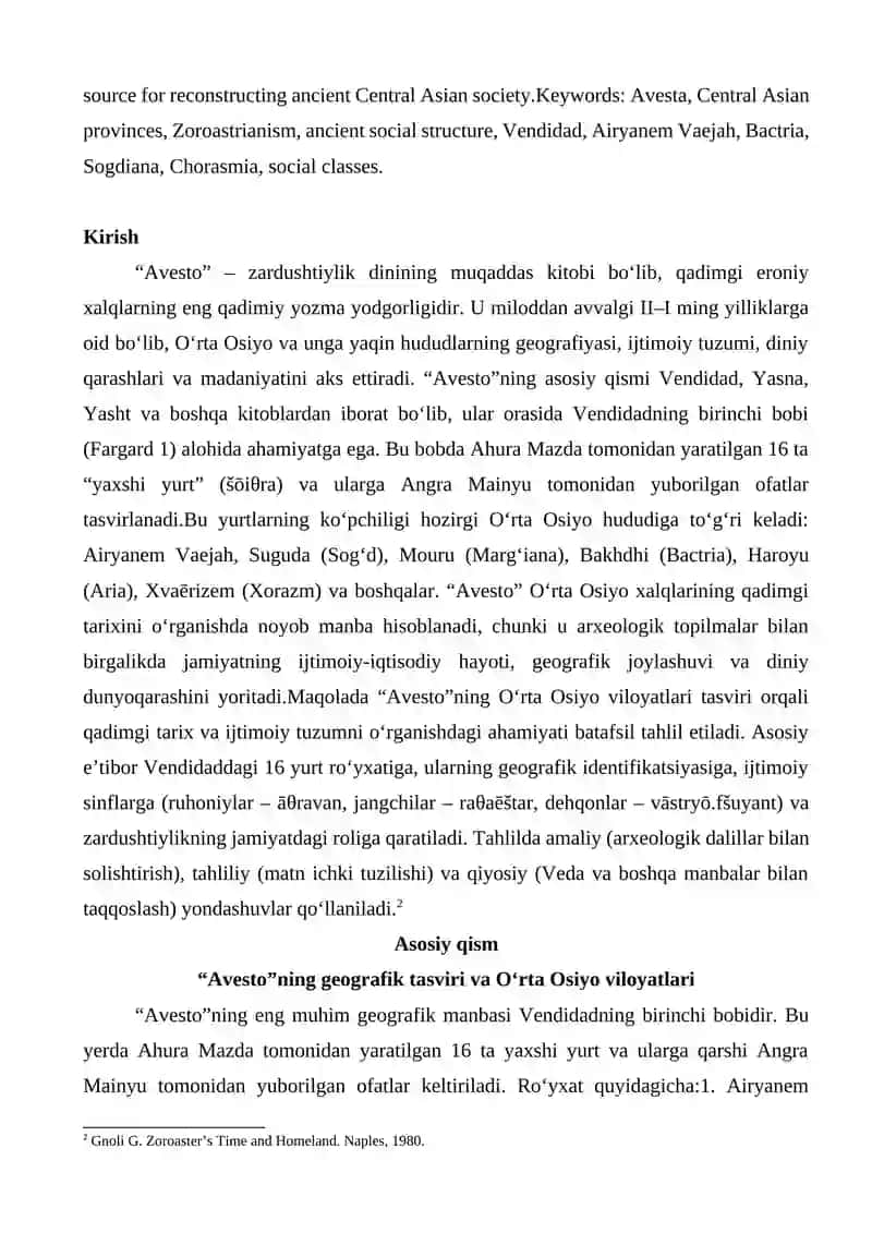 "Avesto"ning O‘rta Osiyo viloyatlari 2
