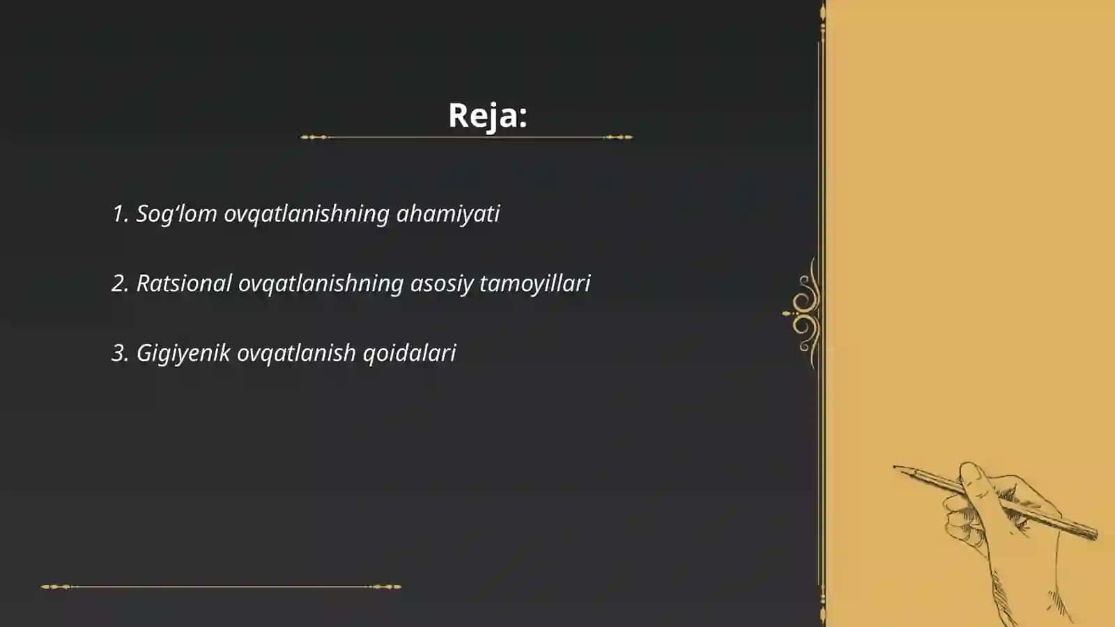 Bemorlarning ovqatlanishini tashkil etish va uning gigiyenik nazorati 2