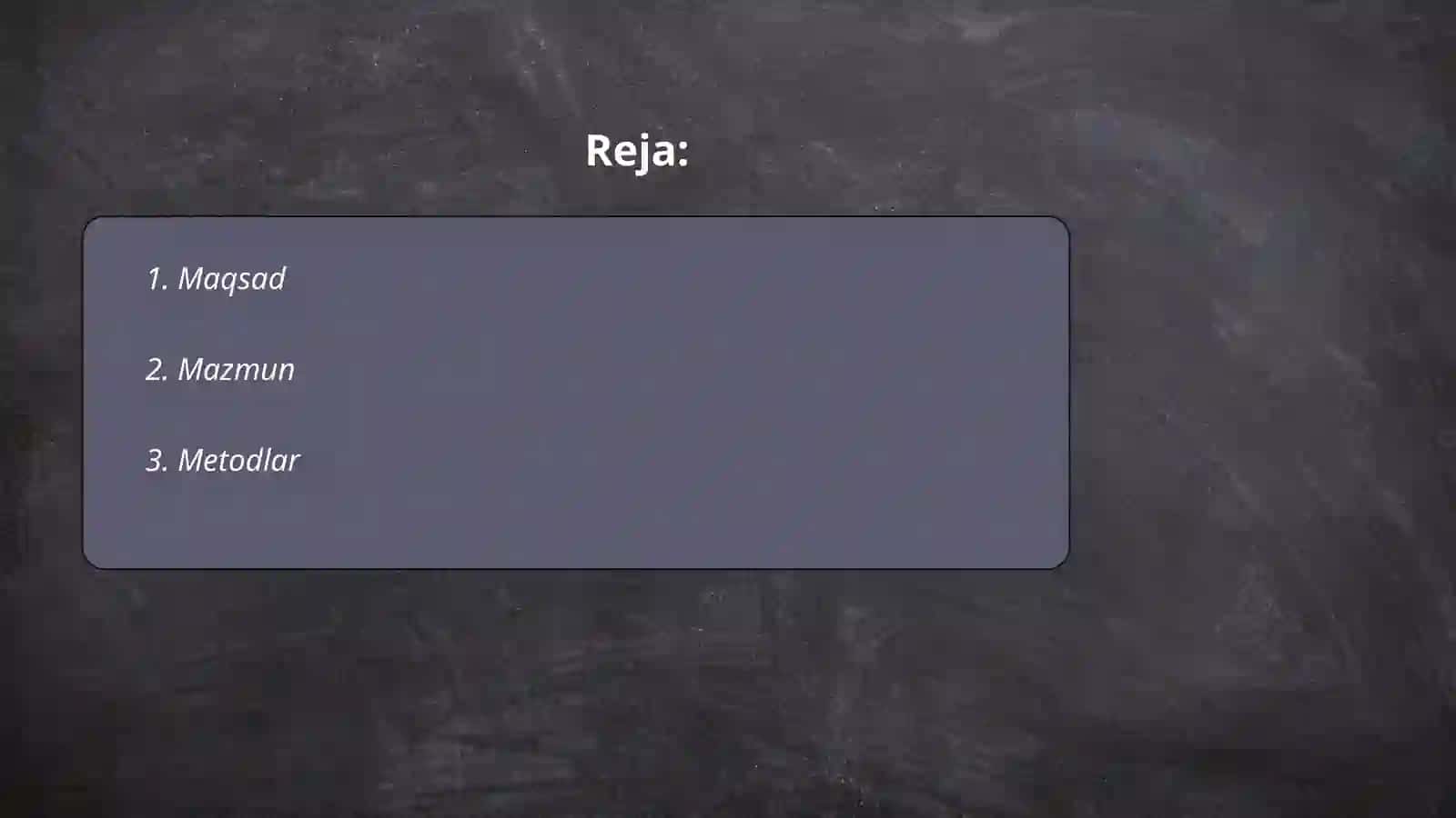 Didaktikaning asosiy kategoriyalari 2
