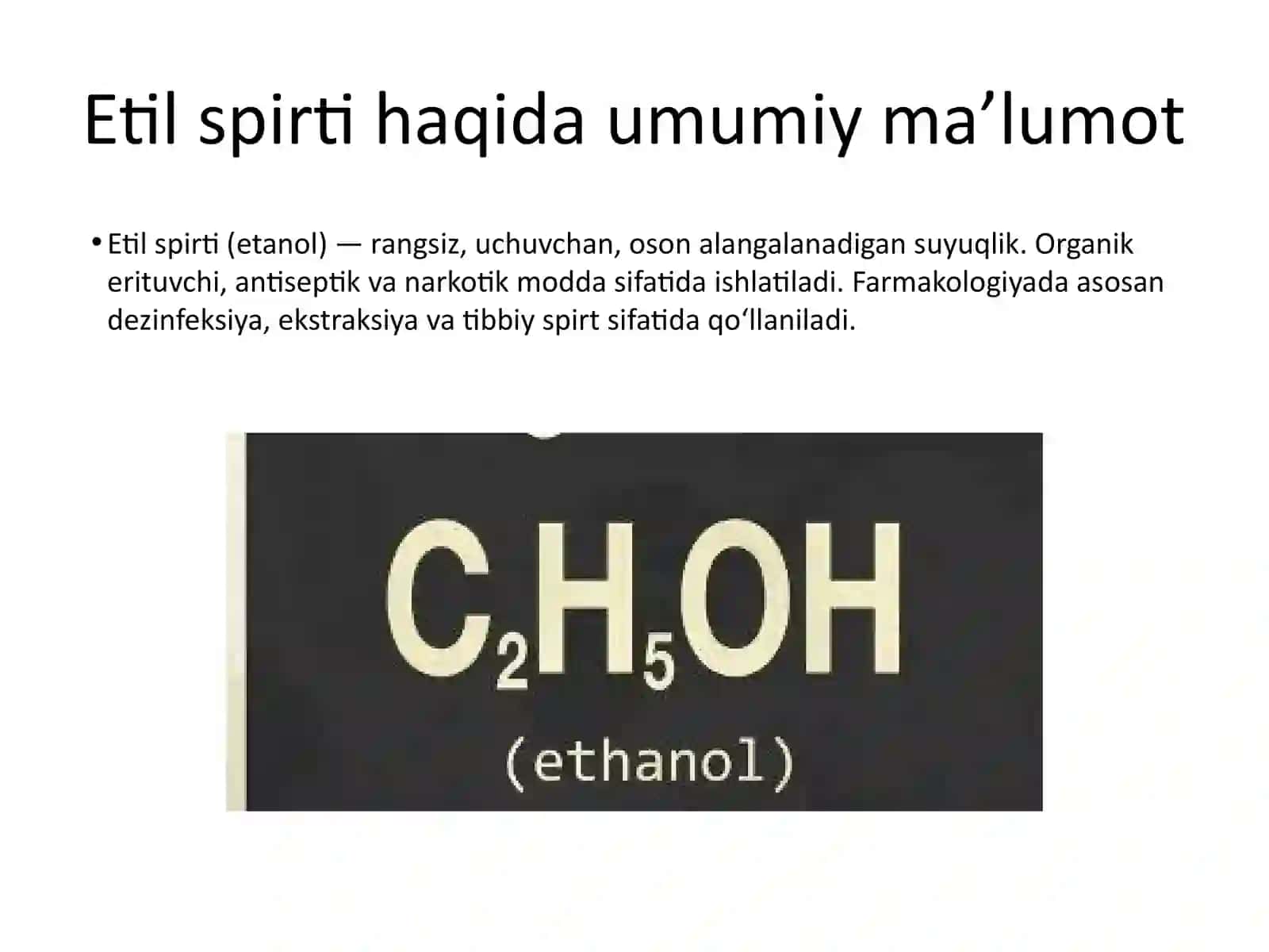 Etil spirti, alkogolizm va uning asoratlari 2