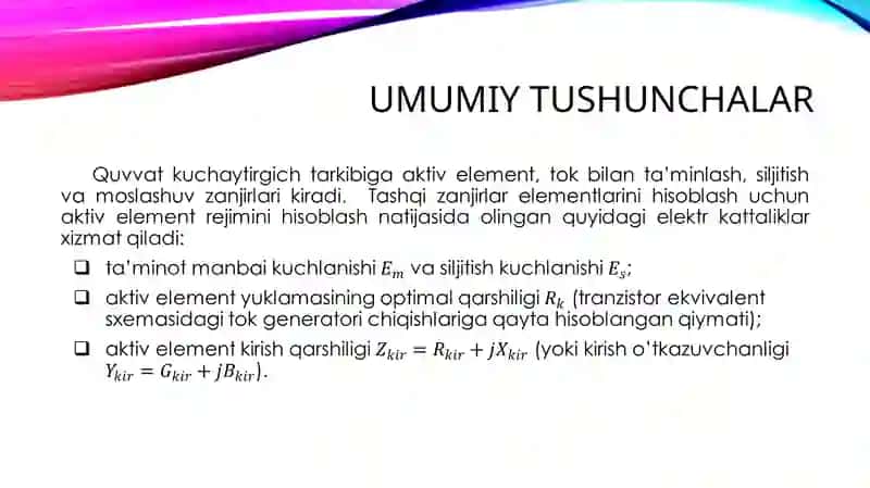 8-MA’RUZA:TАSHQI TА’SIR ОSTIDА ISHLОVCHI GЕNЕRАTОR SXEMALАRI 2