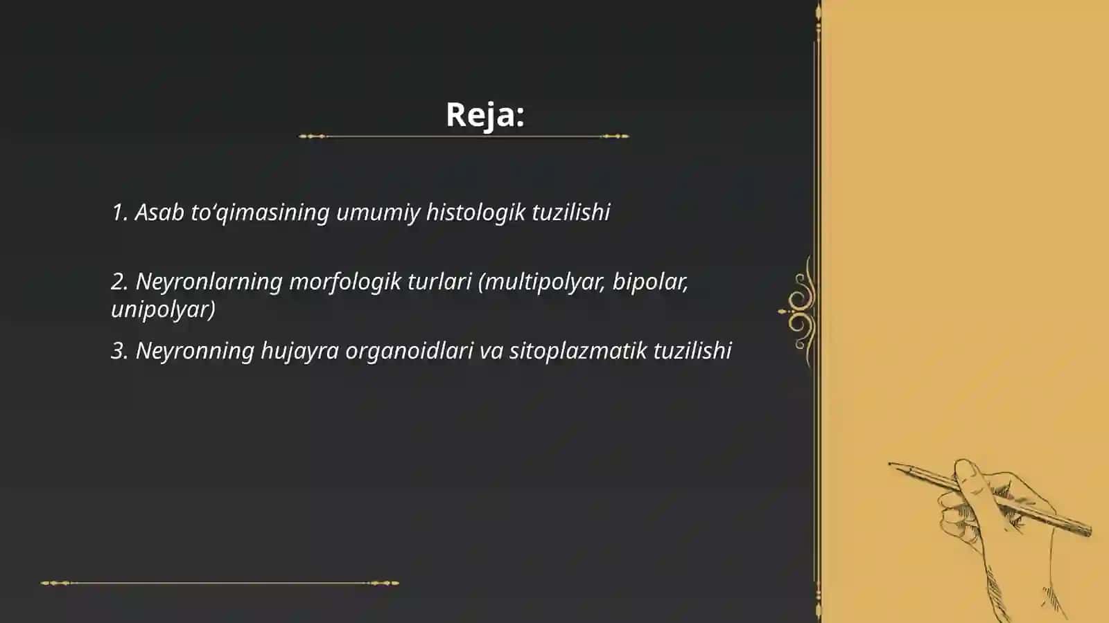 Asab toʻqimasi tuzilishi va turlari 2
