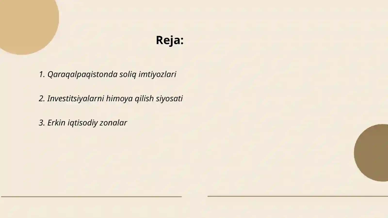 Qaraqalpaqistonda soliq imtiyozlari 2