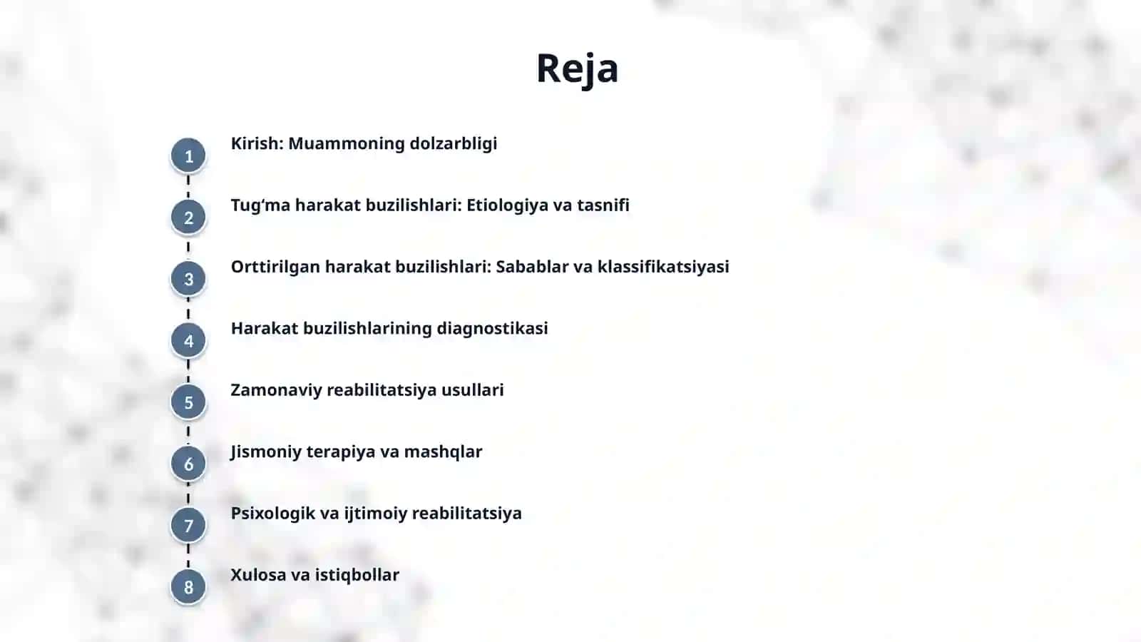 Bolalar reabilitatsiyasi. Tug‘ma va orttirilgan harakat buzilishlarida reabilitatsiya 2