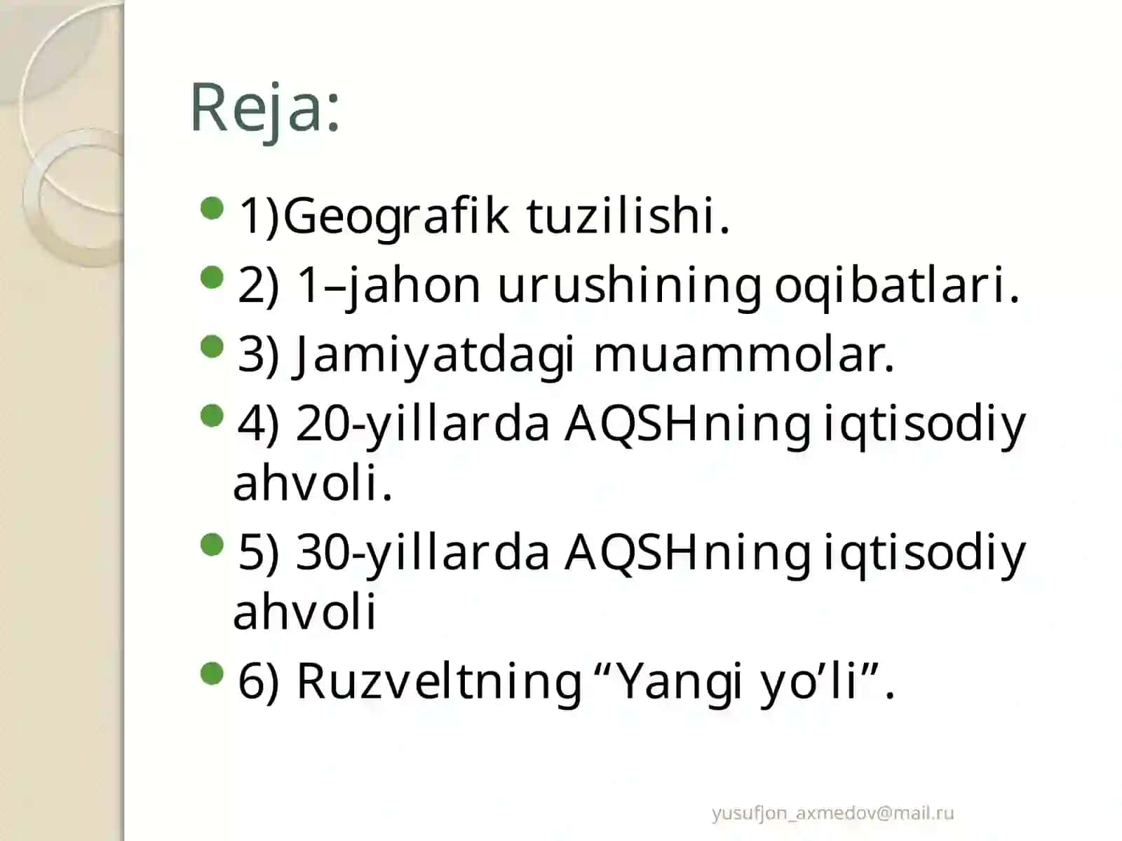 Amerika Qo’shma Shtatlari tarixi 2