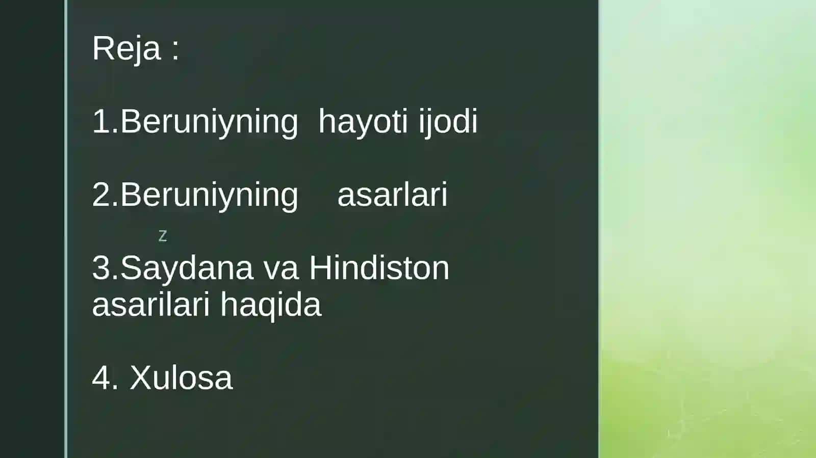Abu Rayhon Beruniyning lingvistik qarashlari 2