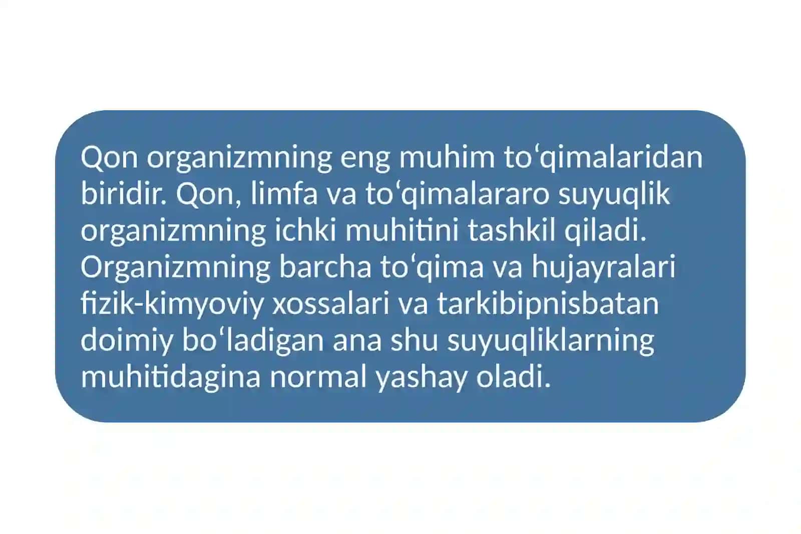 Qon Sistemasi Fiziologiyasi 2