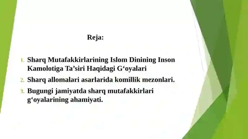 Sharq Mutafakkirlarining Islom Dinining Inson Kamolotiga Ta’siri Haqidagi G‘oyalari 2