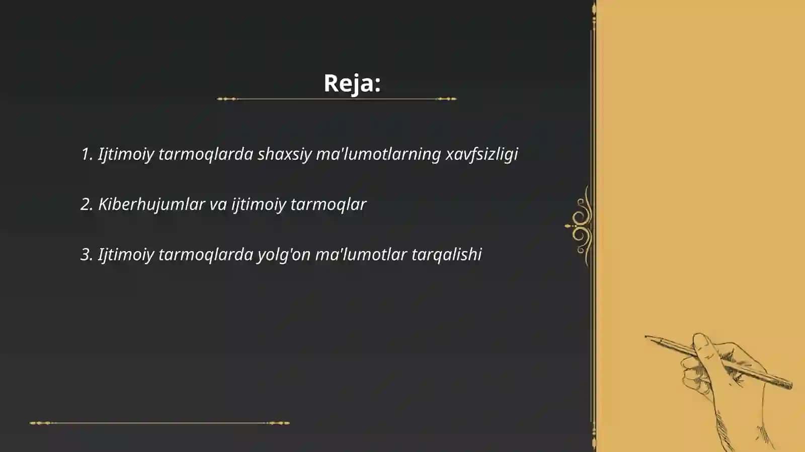 Ijtimoiy tarmoqlardagi axborot xurujlari va tahdidlari 2