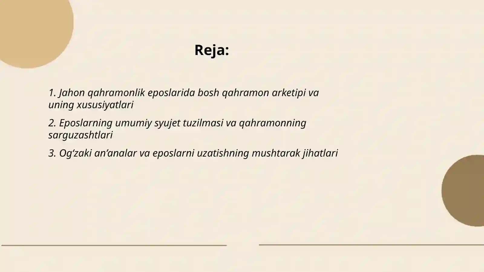 Jahon adabiyotida qahramonlik eposlarining mushtaraklik jihatlari 2