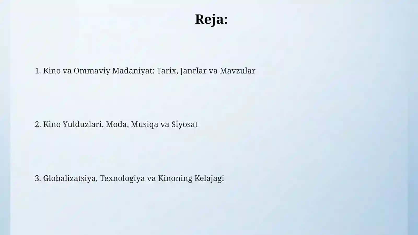 Badiiy filmlar va ommaviy madaniyat 2