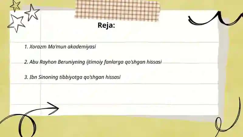 IX–XII-asrlarda mamlakatimiz hududida roʻy bergan madaniy uygʻonish (Renessans) Buyuk allomalarimizning jahon sivilizatsiyasiga qoʻshgan hissasi 2
