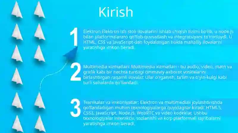 Elektron Va Multimediyali Qo'Llanmalarni Yaratishda Foydalanadigan Texnologiyalar Va Ularning Imkoniyatlari Bilan Tanishish 2
