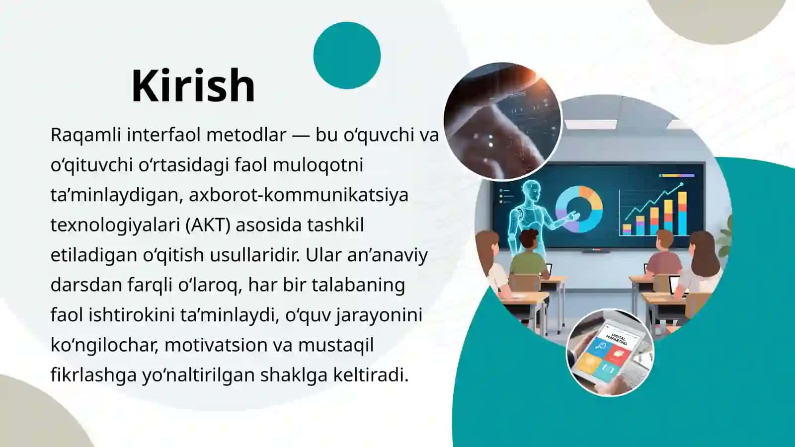 Raqamlashtirish sharoitida interfaol metodlardan foydalanish yo’llari 2