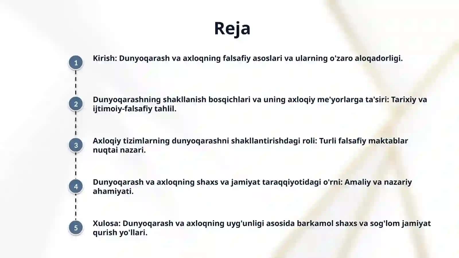 CHDPU Aniq fanlar
fakulteti fizika yo’nalishi 25/2 guruh talabasi Kurganova Umidaning Falsafa
fanidan Mustaqil ish :Dunyoqarash va axloq o'rtasidagi bog'liqlik 2