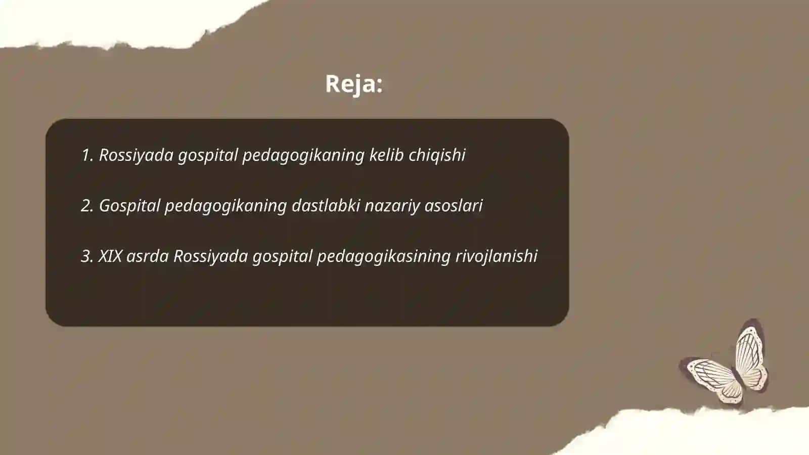 Rossiyada gospital pedagogikaning rivojlanish tarixi 2