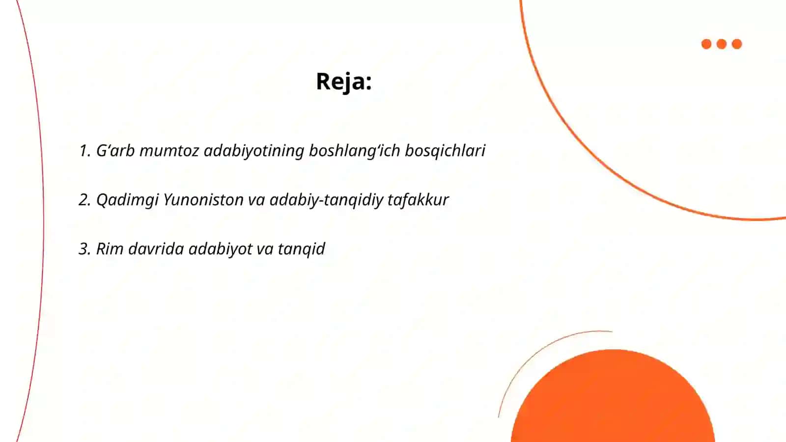 Gʻarb mumtoz adabiyotida adabiy-tanqidiy fikrlar taraqqiyoti 2
