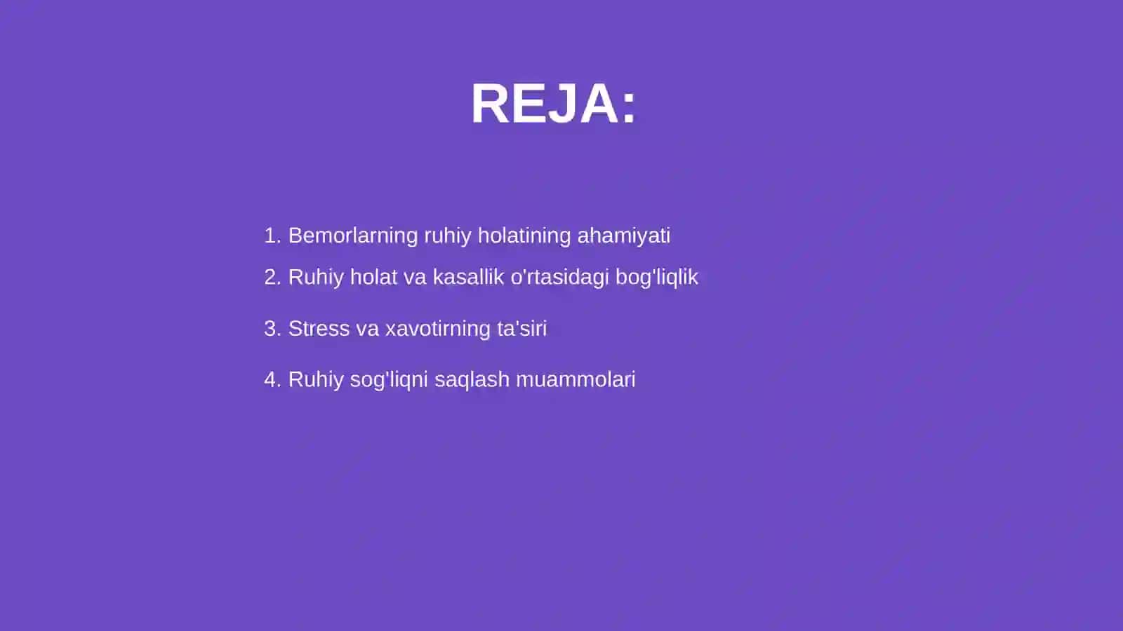Bemorlarning ruhiy holati 2
