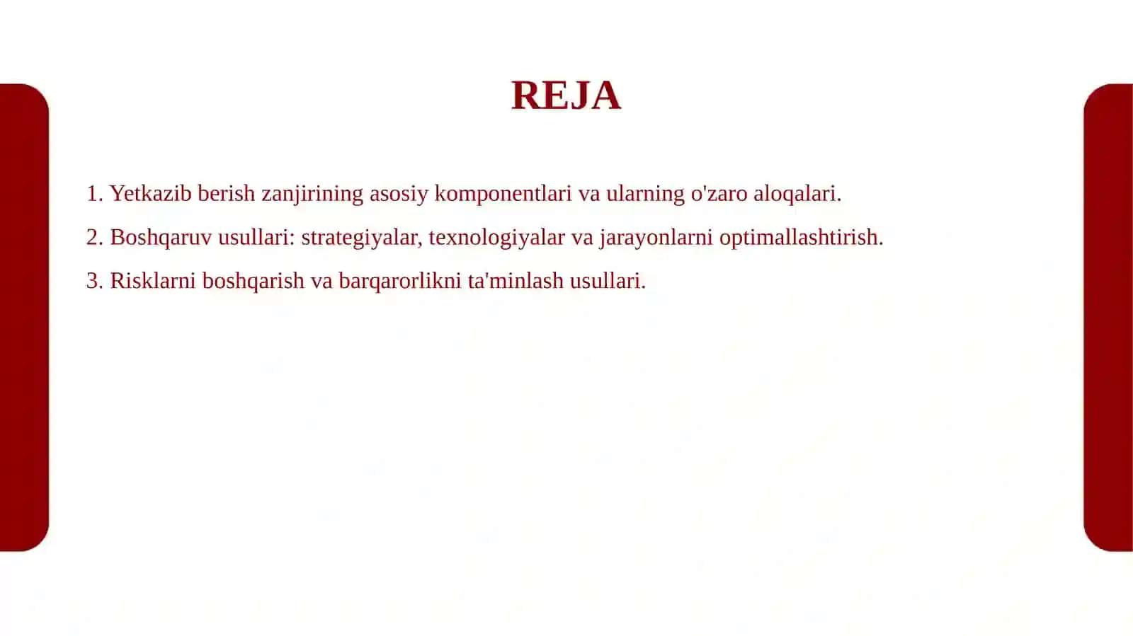 Yetkazib berish zanjiri(Supply chain) tushunachasi va boshqaruv usullari 2