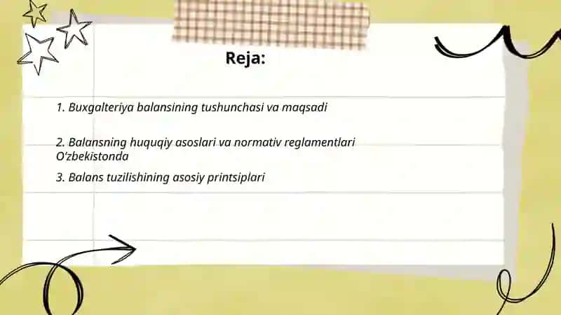 Buxgalteriya balansi va uning tuzilishi 2