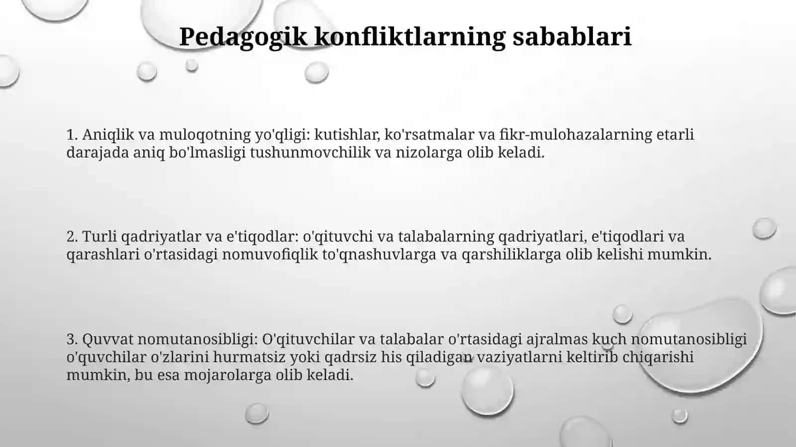 Òqituvchining Muloqotga Kirishishda Uchraydigan Pedagogik Nizolar, Kamchilliklar Va Ularning OldiniOlishYòllari 2