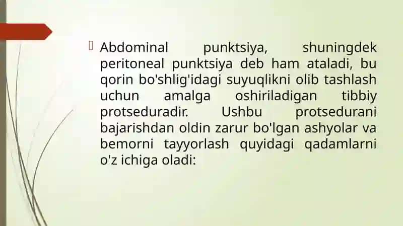 Abdominalpunksiyagakerakliashyolarnivabemornitayyorlash 2