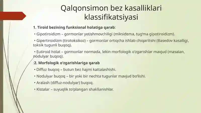 Qalqonsimon bez kasalliklari 2